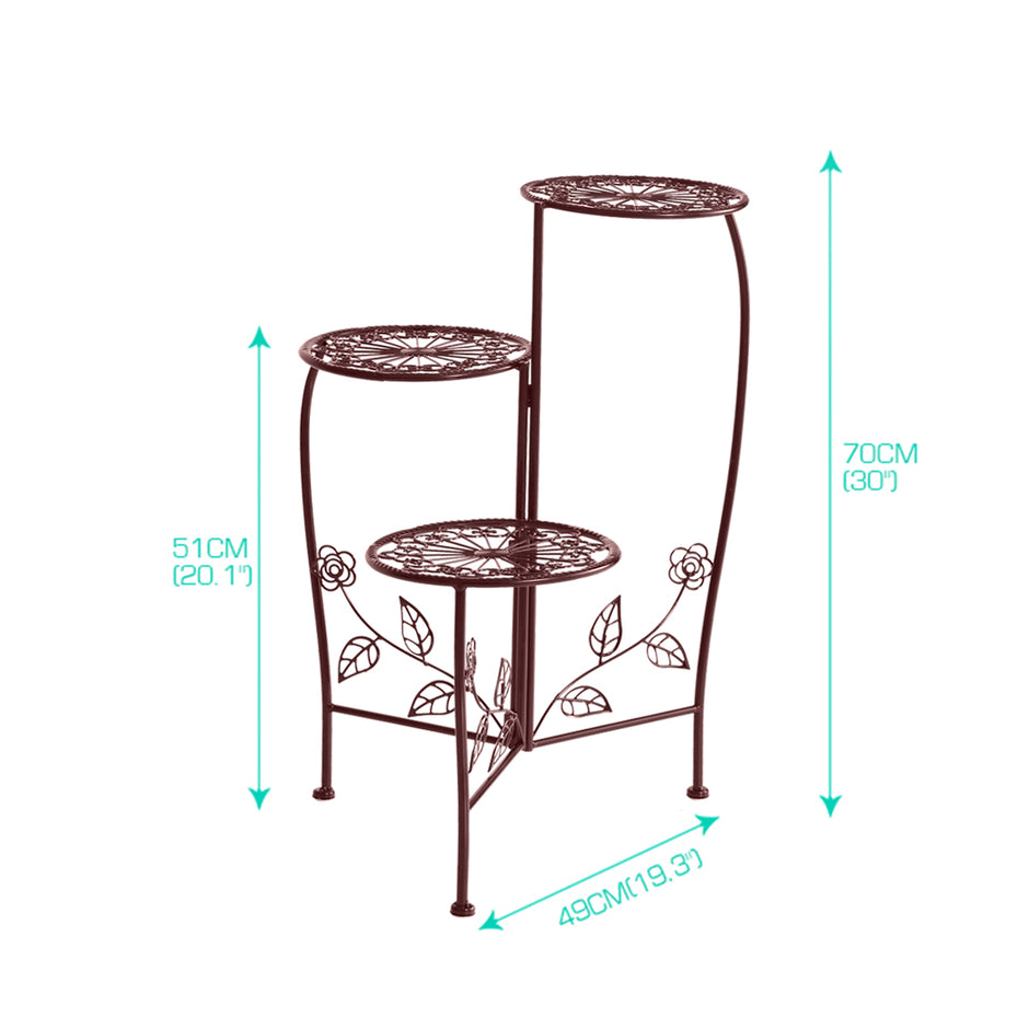 Plant Stand Outdoor Indoor Flower Pots Bronze-2006732928289214466