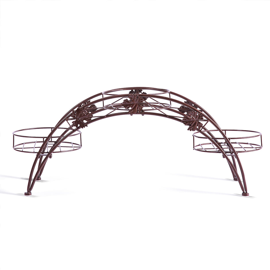Levede Plant Stand Outdoor Indoor Metal Bronze-2018816651222454275
