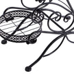 Levede Plant Stand Outdoor Indoor Metal Black-2006732927412604931
