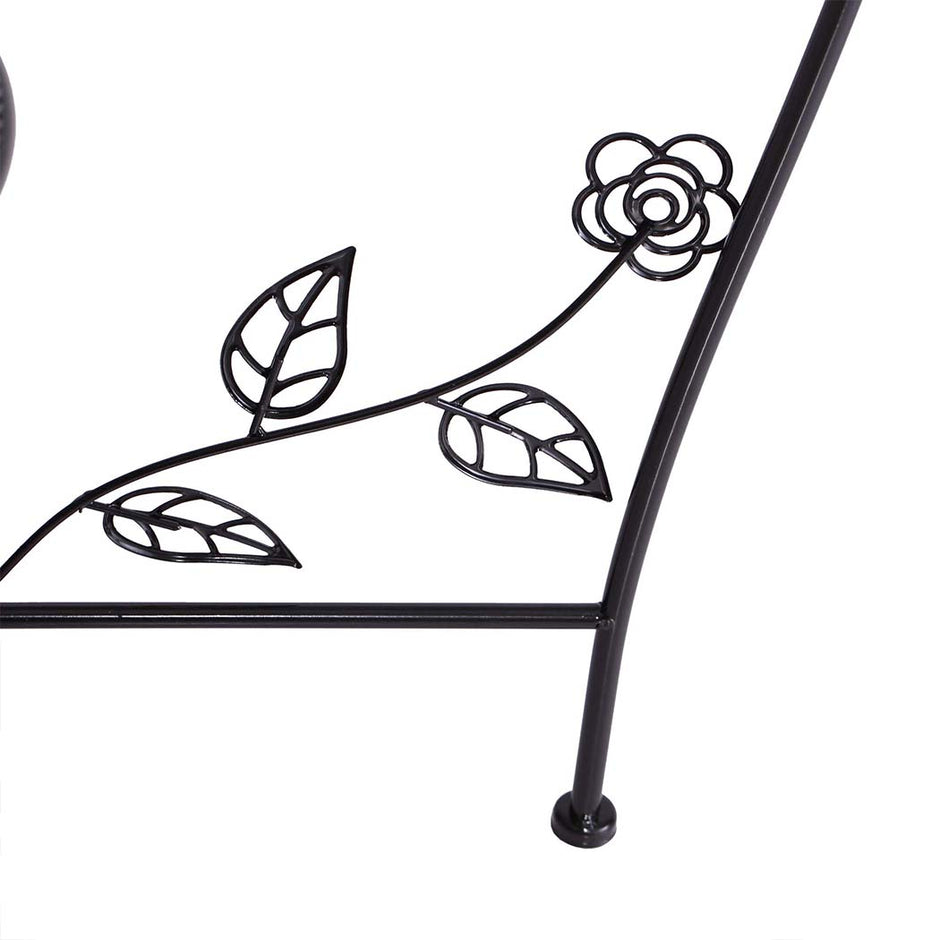 Plant Stand Outdoor Indoor Flower Pots Black-2006732927945281539
