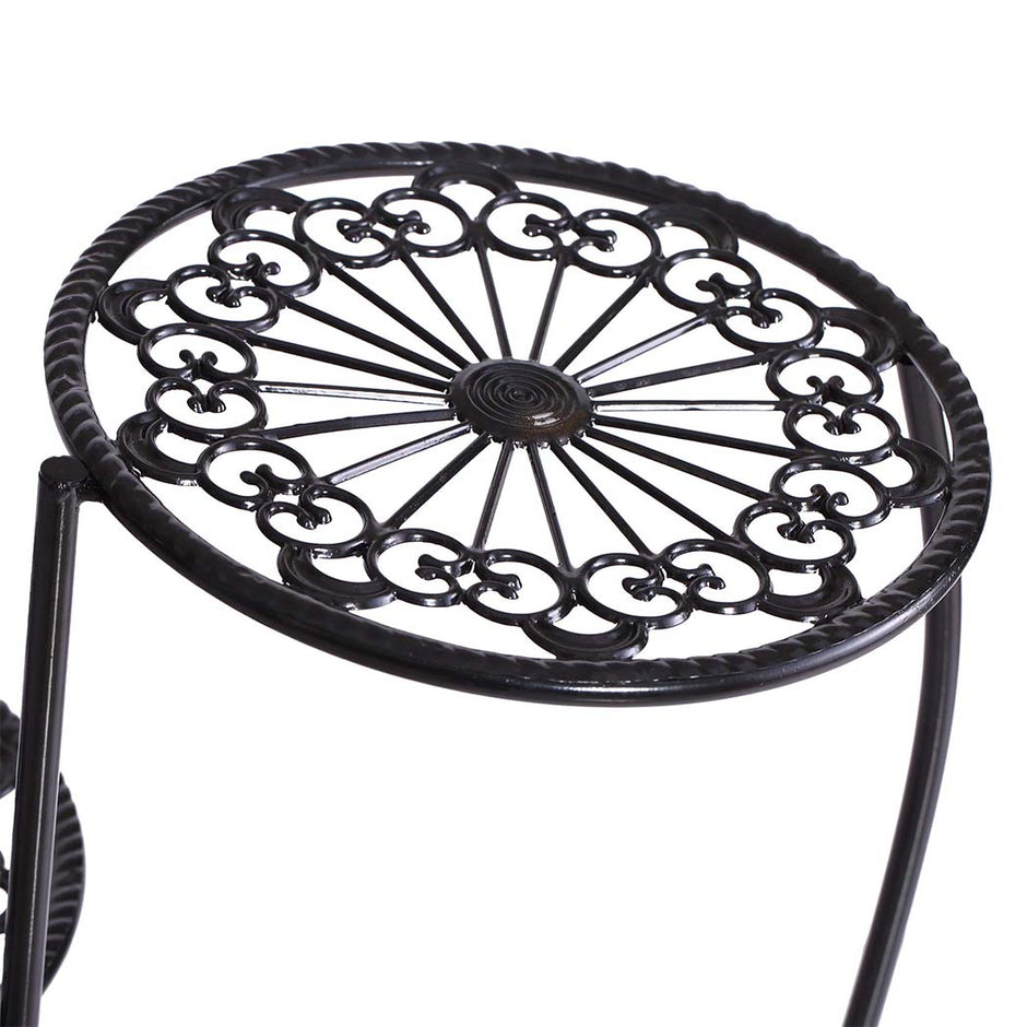 Plant Stand Outdoor Indoor Flower Pots Black-2006732927945281540