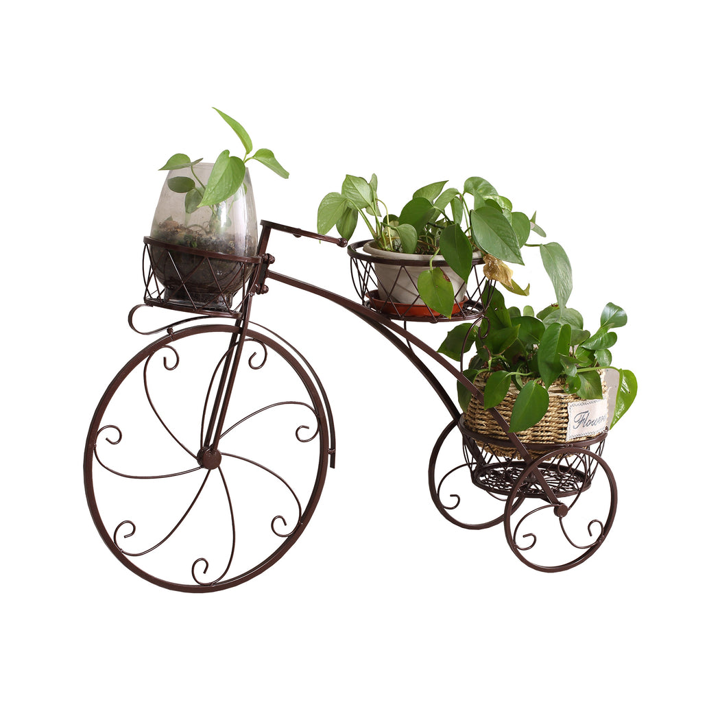 Levede Plant Stand Outdoor Indoor Metal Bronze-2006732950246395910