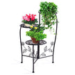 Plant Stand Outdoor Indoor Flower Pots Black-2006732927945281542