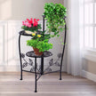 Plant Stand Outdoor Indoor Flower Pots Black-2006732927945281543