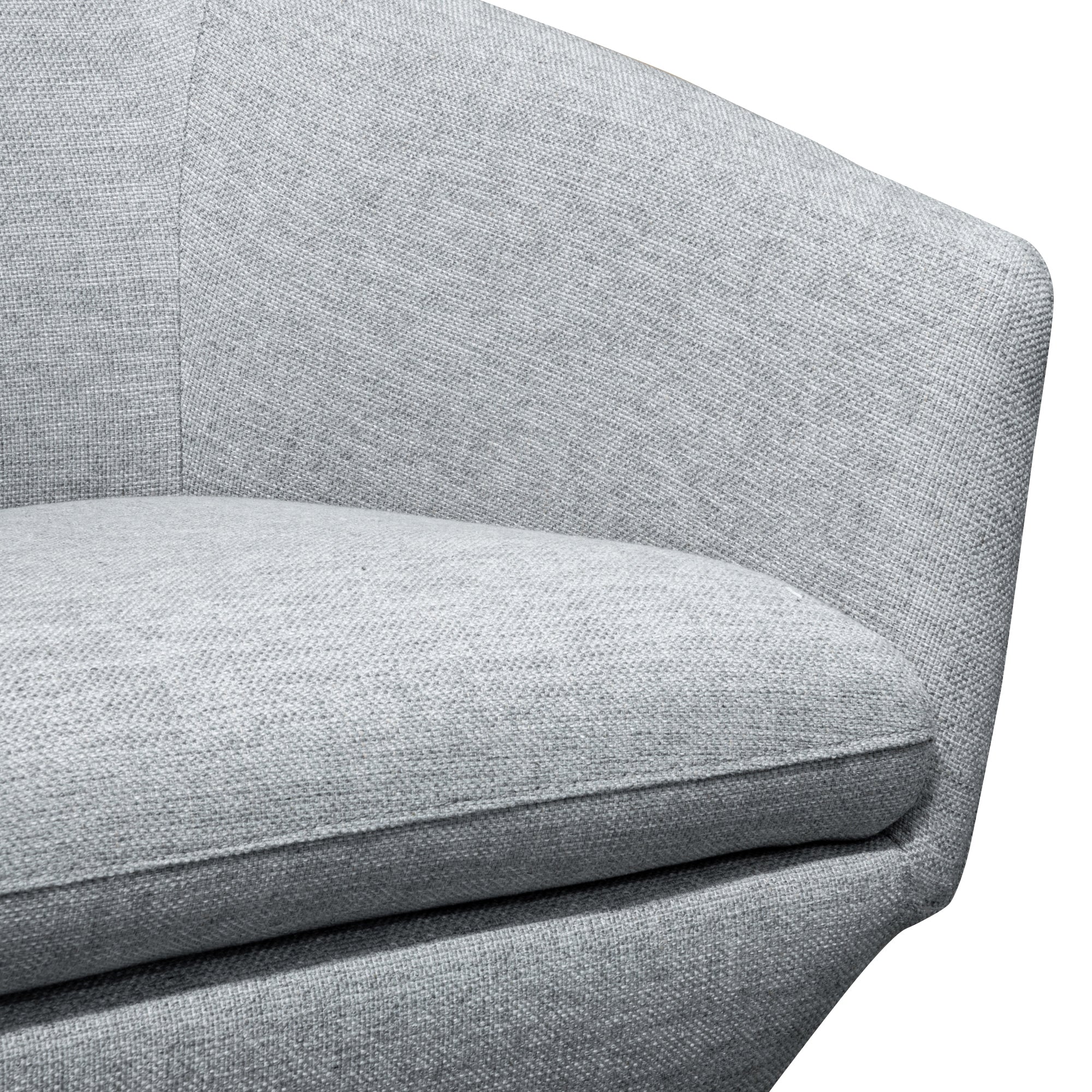 CLC6058-KSO Swivel Lounge Chair - Light Grey