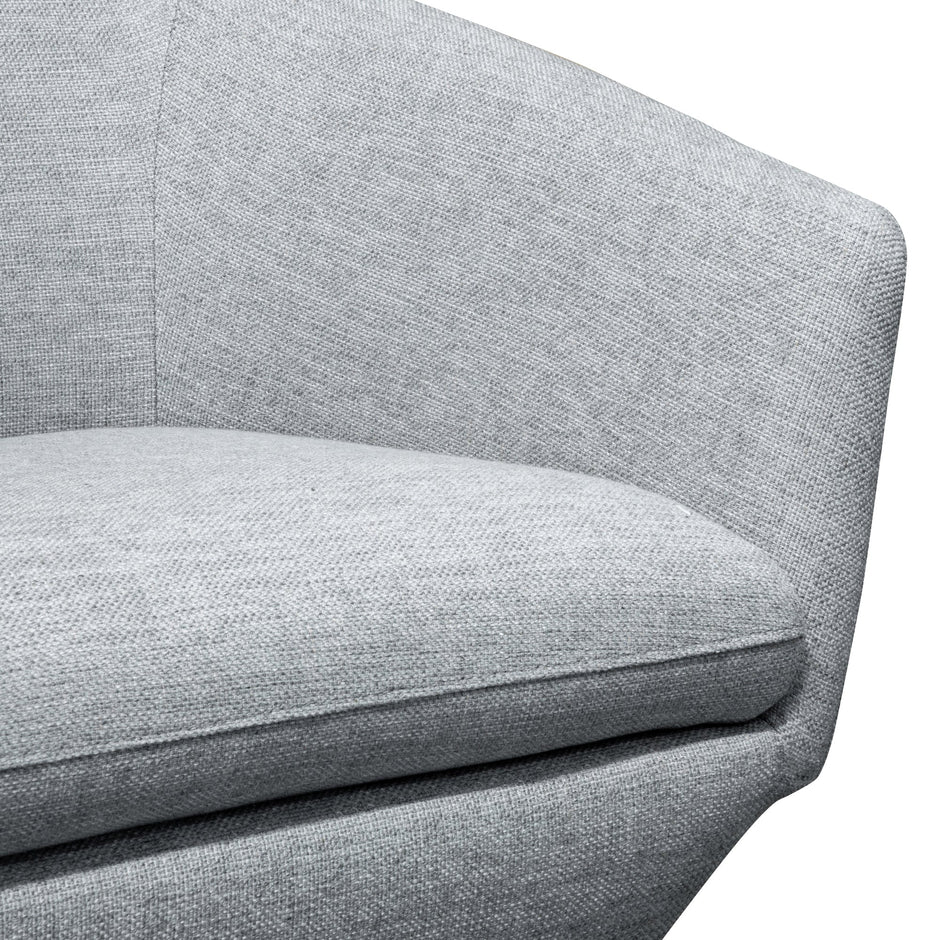 CLC6058-KSO Swivel Lounge Chair - Light Grey