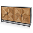 CDT2802-VN Wide Sideboard - European Knotty Oak and Peppercorn