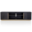 CTV2807-VN Entertainment TV Unit - Black and Brass