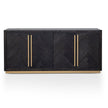 CDT2806-VN Wide Sideboard - Black and Brass