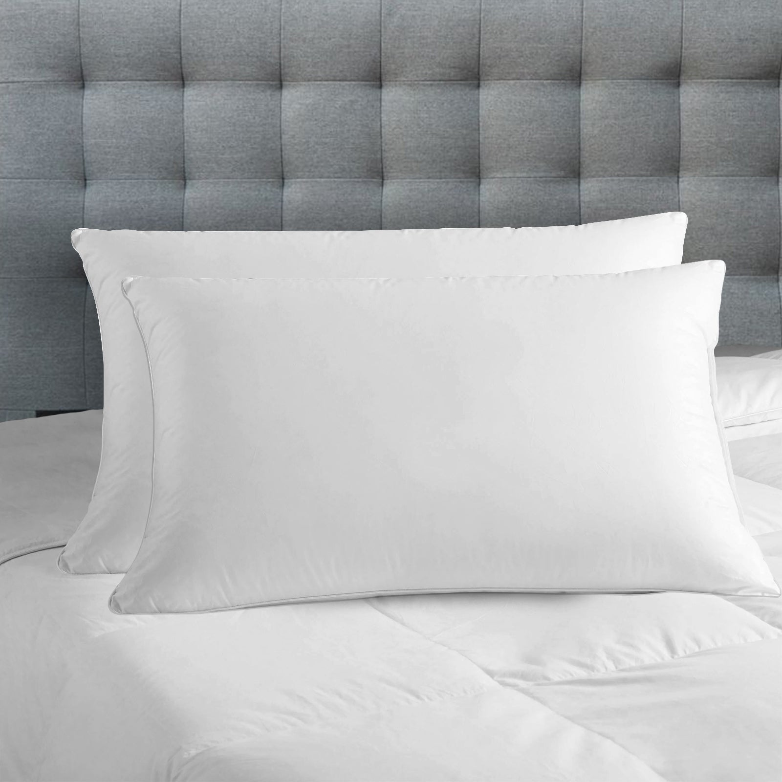 Luxury - Bamboo Gusset Pillow - Twin Pack-1951134817634619392