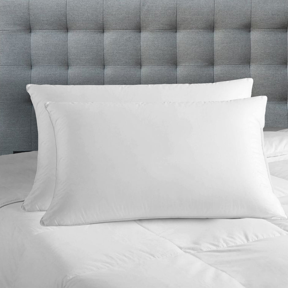 Luxury - Bamboo Gusset Pillow - Twin Pack-1951134817634619392