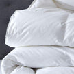 Royal Comfort Duck Feather And Down Quilt Size: 95% Feather 5% Down 500GSM White Cotton - King Single-1951134842473287682