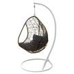 Arcadia Furniture Rocking Egg Chair - Oatmeal and Grey-1951134906692276228