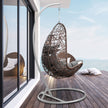 Arcadia Furniture Egg Chair - Oatmeal and Grey-1951134906868436993