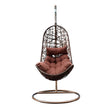 Arcadia Furniture Egg Chair - Brown and Coffee-1951134907065569286