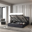 Milano Decor Eden Gas Lift Bed - Dark Grey - Double-1951134897640968194