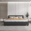 Milano Sienna Luxury Bed with Headboard (Model 2) - Charcoal No.35 - King-1951134900224659457