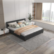 Milano Sienna Luxury Bed with Headboard (Model 2) - Charcoal No.35 - King-1951134900224659459