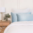 SILK PILLOW CASE TWIN PACK - SIZE: 51X76CM - Soft Blue-1951134815088676865