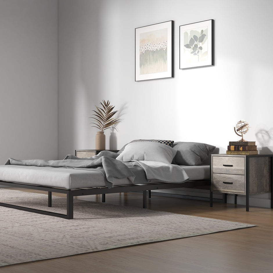 Florence Metal bed base - King-1951134902074347524