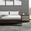 Sorrento Metal and Wood bed base - Single-1951134902246313987