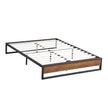 Sorrento Metal and Wood bed base - Double-1951134902615412736