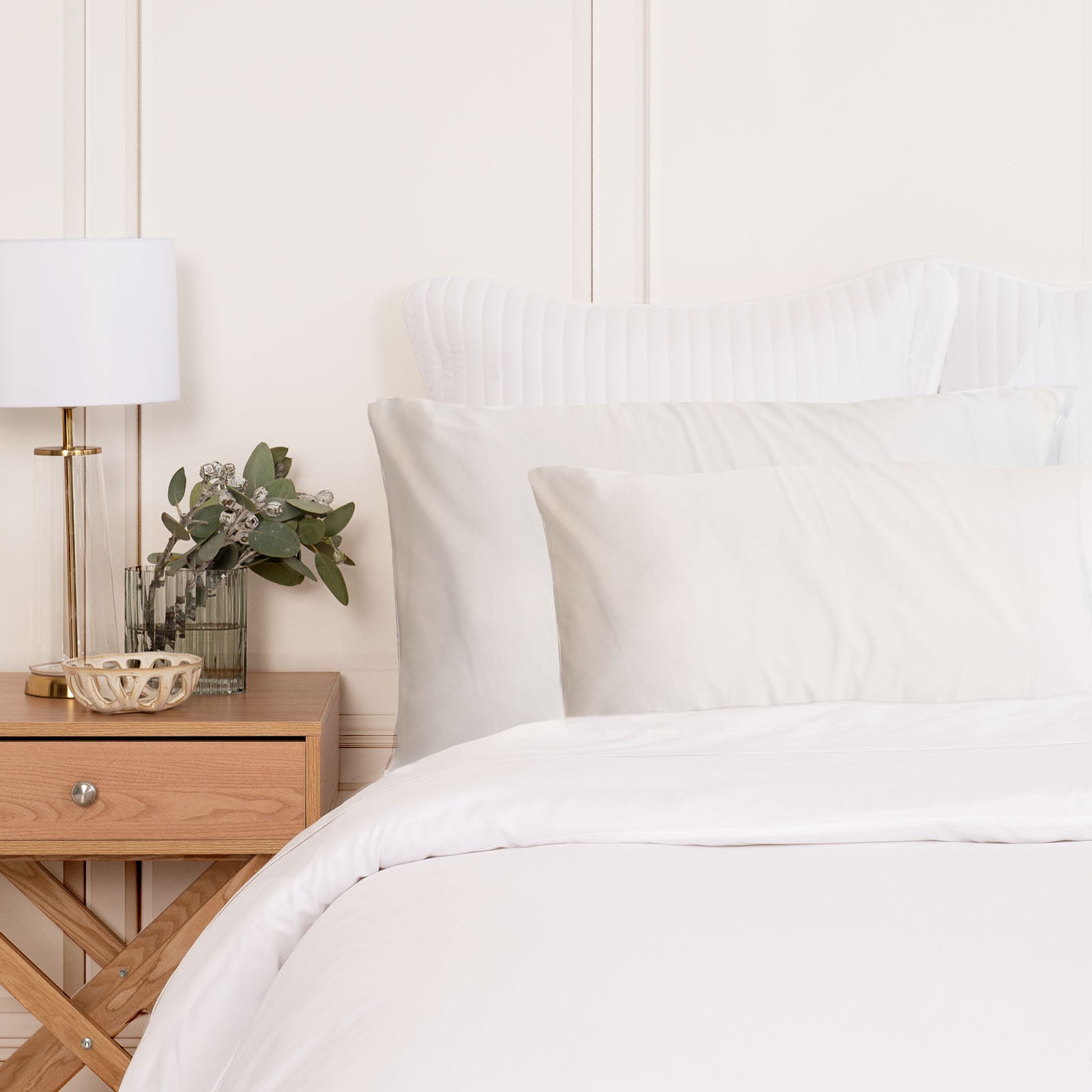 MULBERRY SILK PILLOW CASE TWIN PACK - SIZE: 51X76CM - IVORY-1951134812307853313