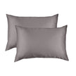 MULBERRY SILK PILLOW CASE TWIN PACK - SIZE: 51X76CM - CHARCOAL-1951134812672757760