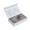 MULBERRY SILK PILLOW CASE TWIN PACK - SIZE: 51X76CM - CHARCOAL-1951134812672757765