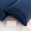 MULBERRY SILK PILLOW CASE TWIN PACK - SIZE: 51X76CM - NAVY-1951134812869890051