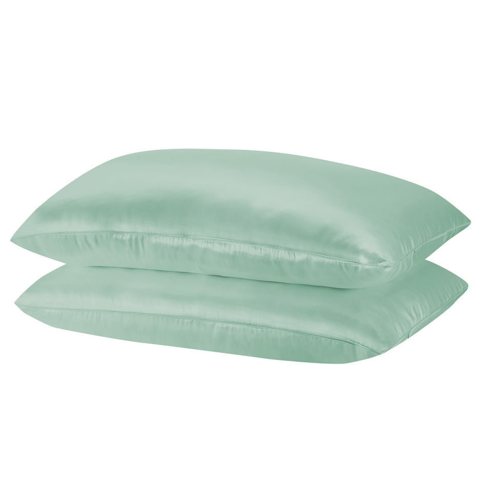 MULBERRY SILK PILLOW CASE TWIN PACK - SIZE: 51X76CM - MINT-1951134813041856512