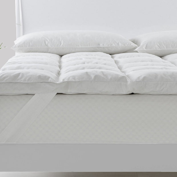Royal Comfort Duck Feather and Down Mattress Toppers / 1800GSM - Queen-1951134811791953920