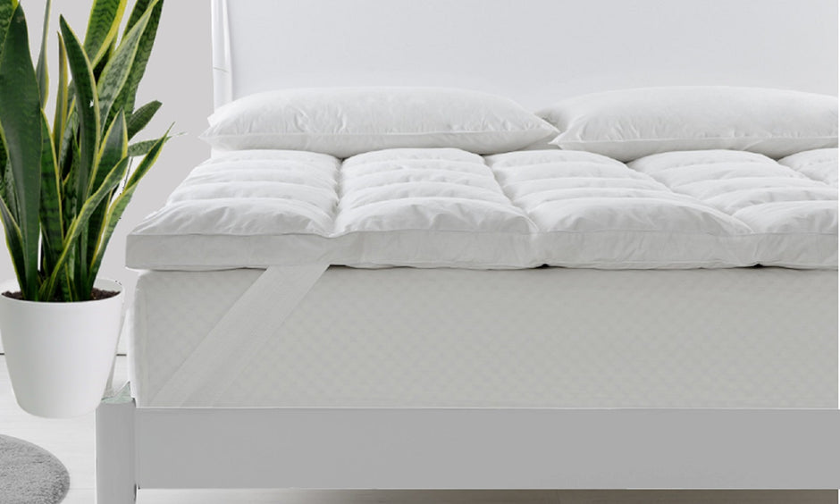 Royal Comfort Duck Feather and Down Mattress Toppers / 1800GSM - Single-1951134811951337472