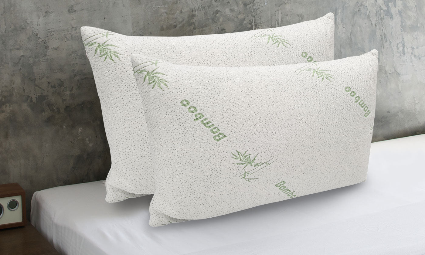 ROYAL COMFORT BAMBOO COVERED MEMORY FOAM PILLOW - SINGLE-1951134816787369986