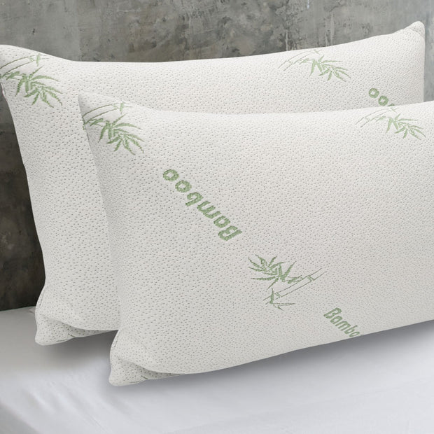 ROYAL COMFORT BAMBOO COVERED MEMORY FOAM PILLOW - SINGLE-1951134816787369986