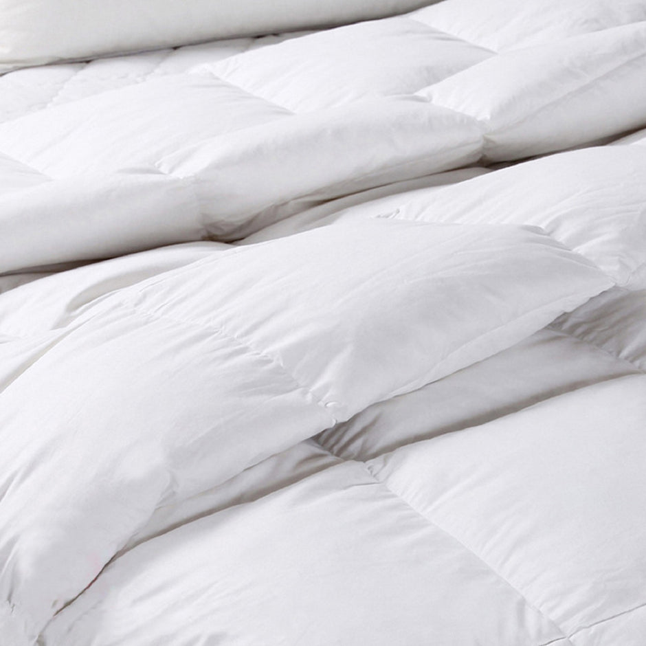 Royal Comfort Goose Deluxe 50/50 feather and down Quilt 500gsm -Super King-1951134839075901441