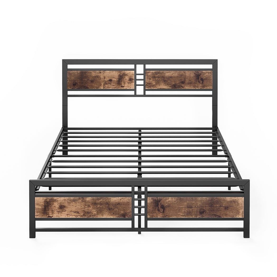 Levede Metal Bed Frame Queen Mattress-2006733223400443905