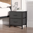 Levede Storage Cabinet Chest of 2 Drawers Dark Grey-2018816789273776135