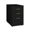 Levede 3 Drawer Office Drawers Cabinet Black-2018816765886337024