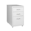 Levede 3 Drawer Office Drawers Cabinet White-2018816800573231104