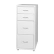 Levede 4 Drawer Office Drawers Cabinet White-2006733171760173056