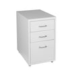 Levede 3 Drawer Office Drawers Cabinet White-2018816800573231105