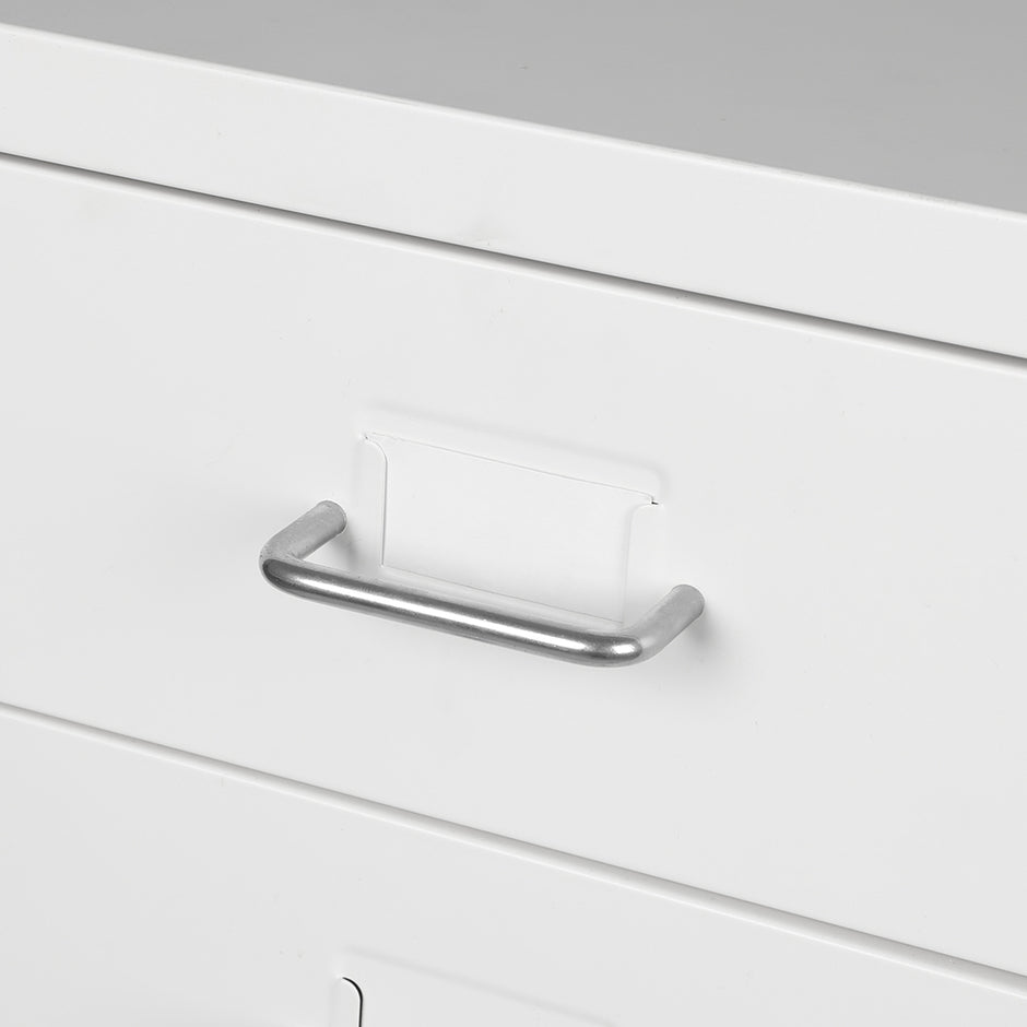 Levede 4 Drawer Office Drawers Cabinet White-2006733171760173062