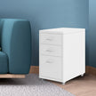 Levede 3 Drawer Office Drawers Cabinet White-2018816800573231110