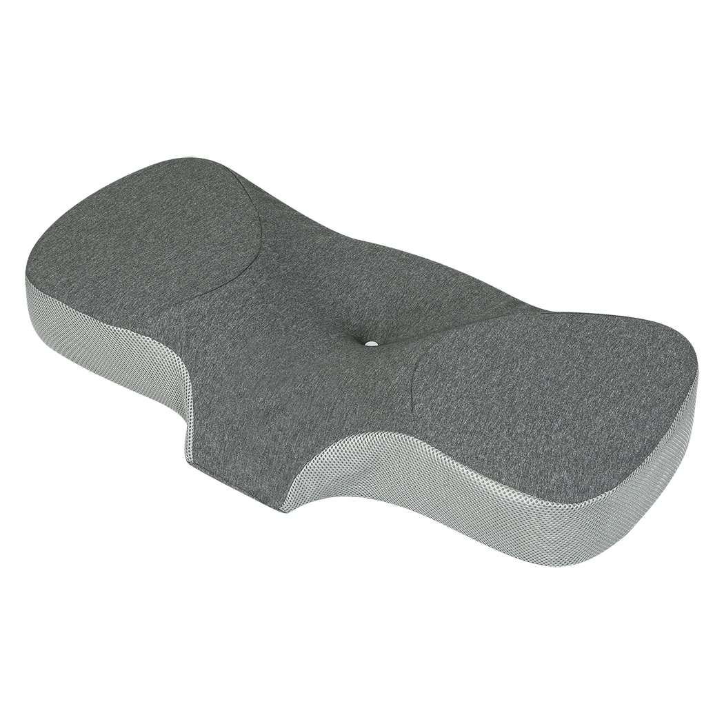Dreamz Memory Foam Pillow Pillowcase Supprt Grey Rebound-2018816674668613640