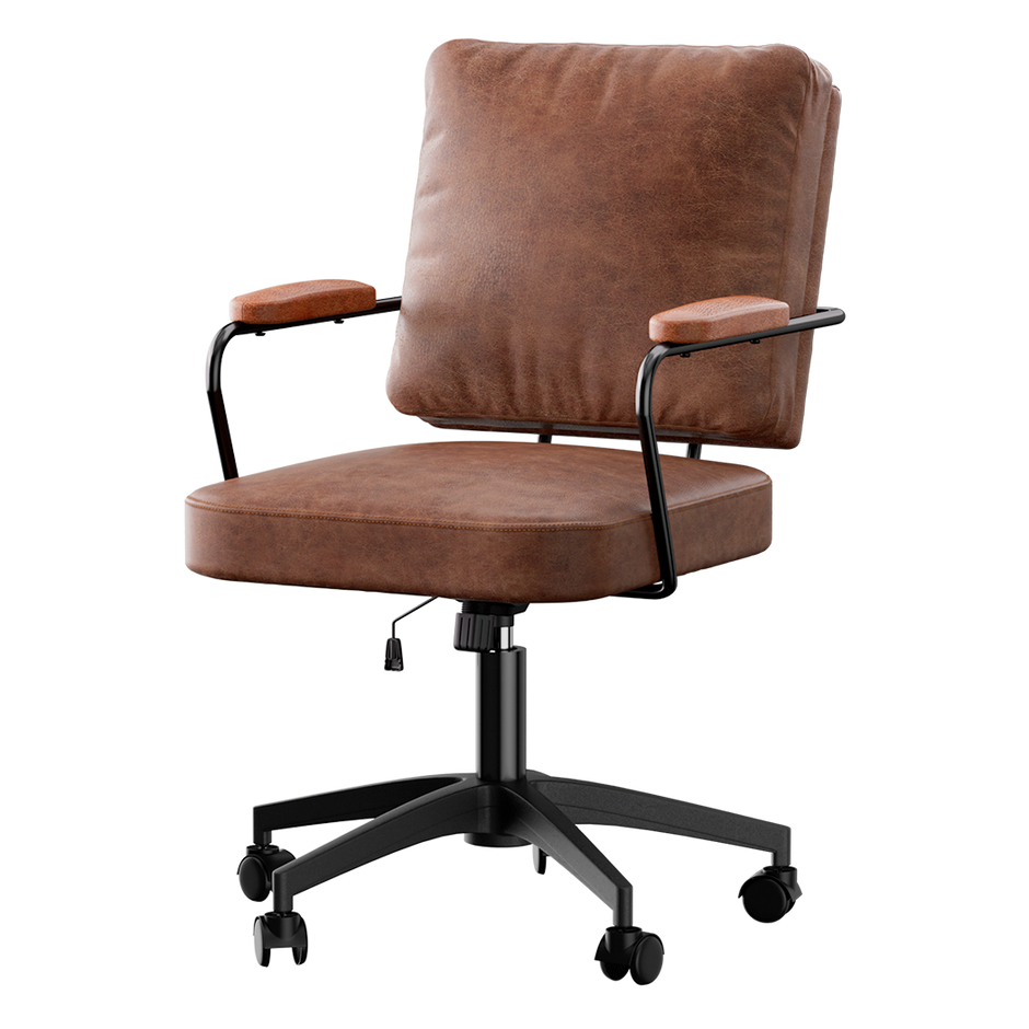 Levede Office Arm Chair Leather Executive Chairs-2006732703457742856