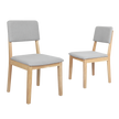 Levede Dining Chairs 6 Upholstered Kitchen Chair-2006732735825186824