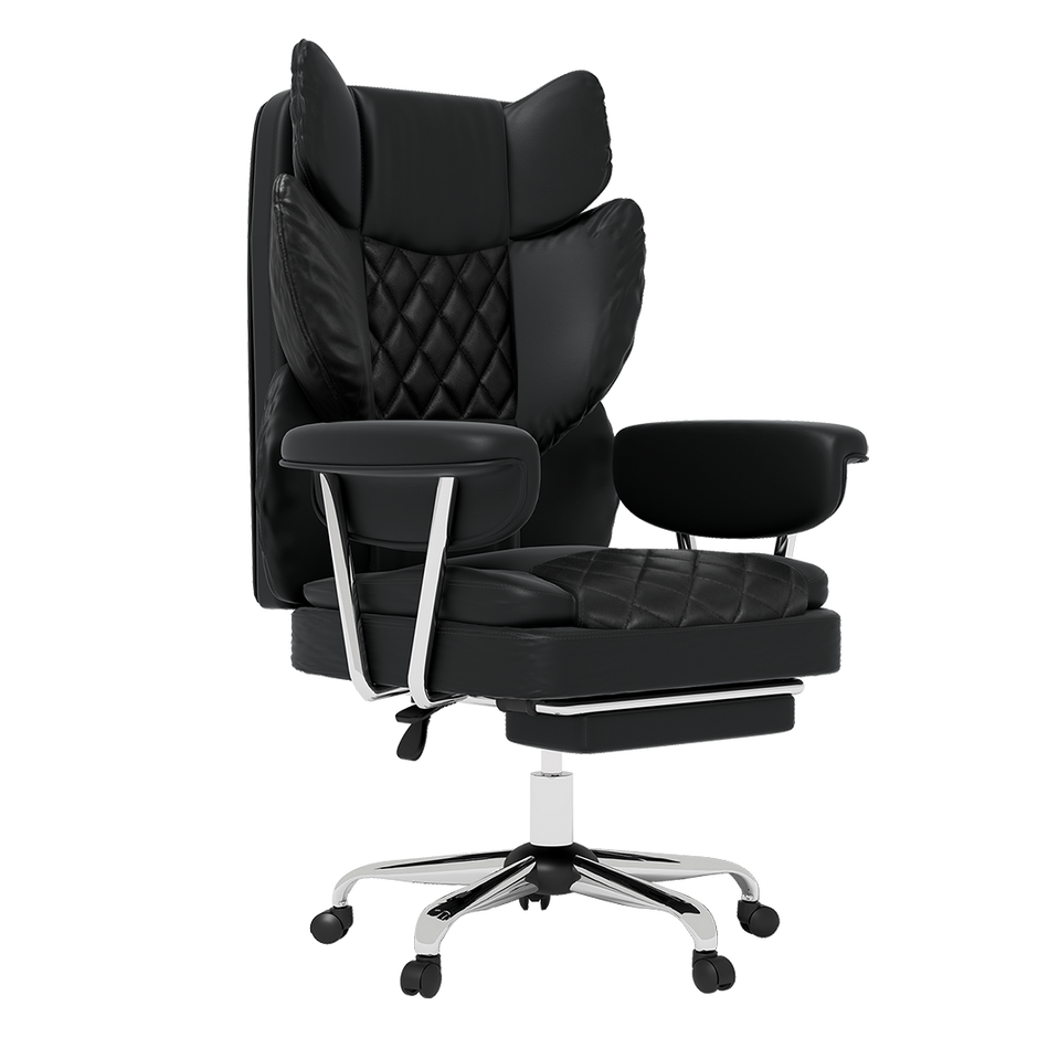 Levede Gaming Office Chair High Back PU Leather Black-2018816911453851656
