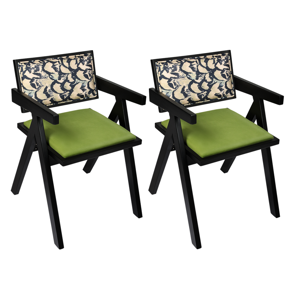 Levede 2X Dining Chair Retro Backrest Chair-2006732902578130952