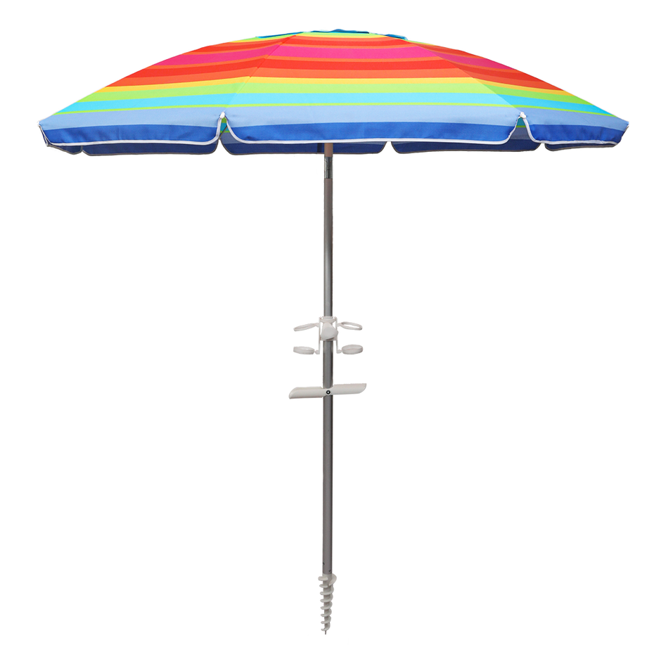 Mountview 2M Outdoor Beach Umbrellas Sand Colorful-2006732891937181704